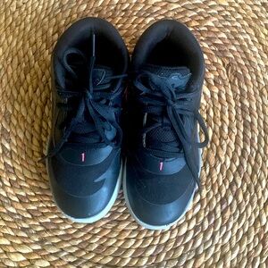 Melo Ball .02 Black Sunset Glow boys basketball sneakers